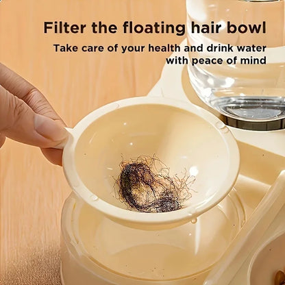 2-in-1 Automatic Cat Feeder & Water Bowl