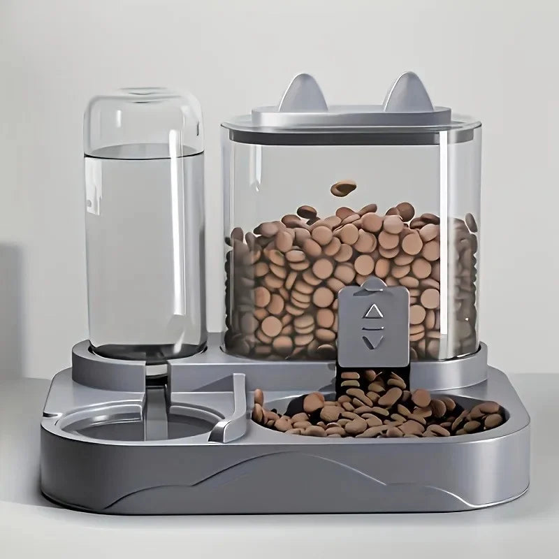 2-in-1 Automatic Cat Feeder & Water Bowl