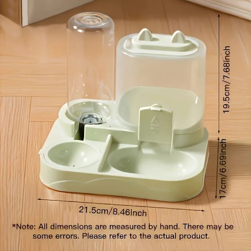 2-in-1 Automatic Cat Feeder & Water Bowl