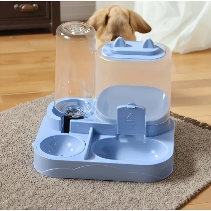 2-in-1 Automatic Cat Feeder & Water Bowl
