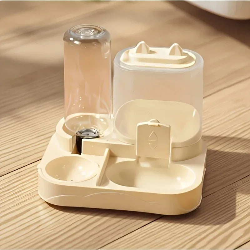 2-in-1 Automatic Cat Feeder & Water Bowl