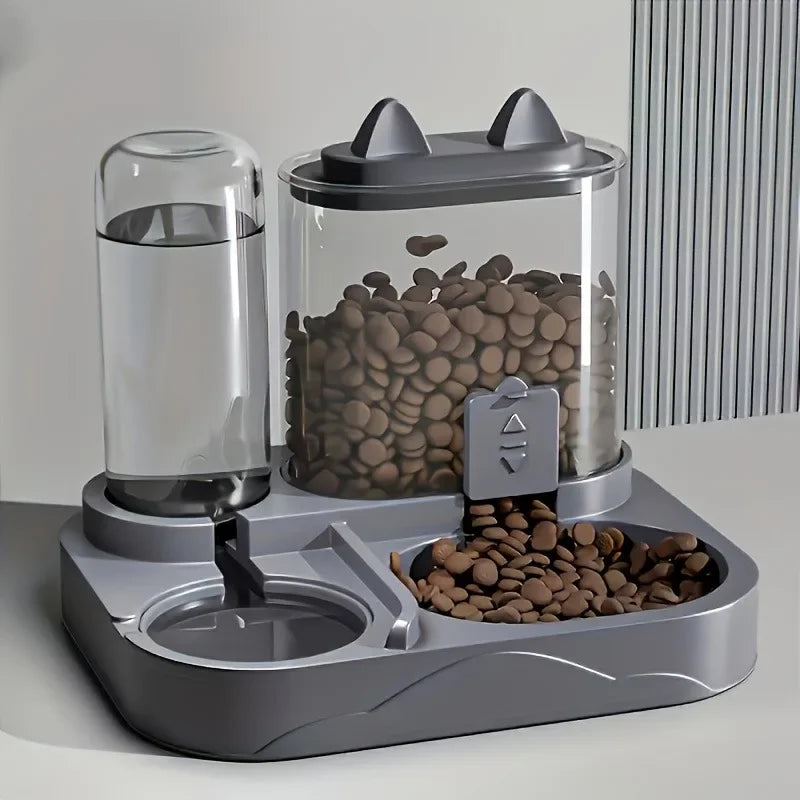 2-in-1 Automatic Cat Feeder & Water Bowl