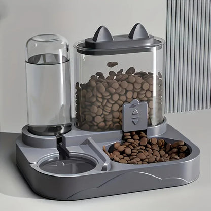 2-in-1 Automatic Cat Feeder & Water Bowl