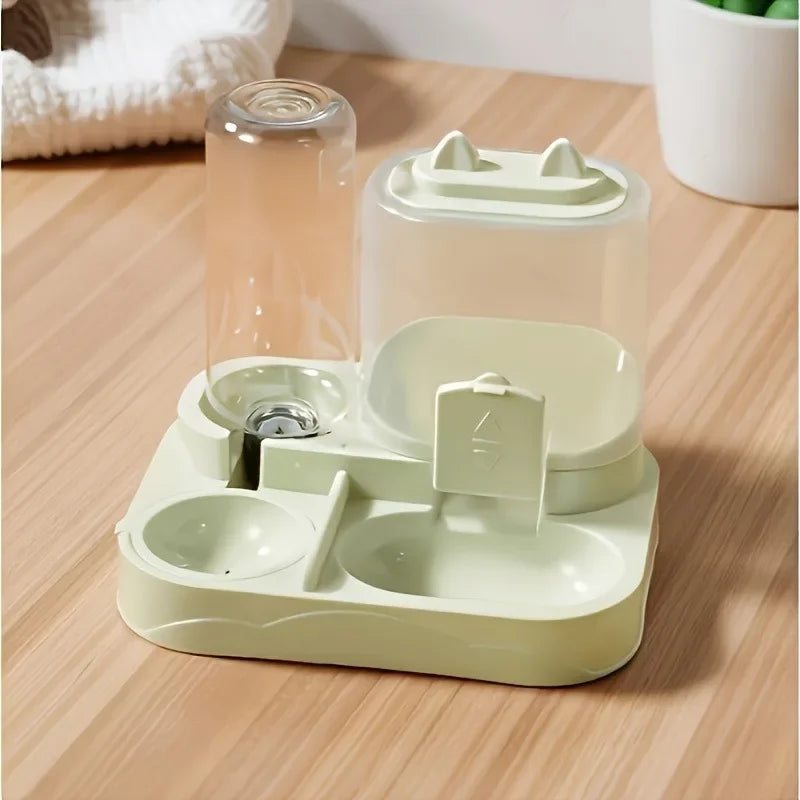 2-in-1 Automatic Cat Feeder & Water Bowl