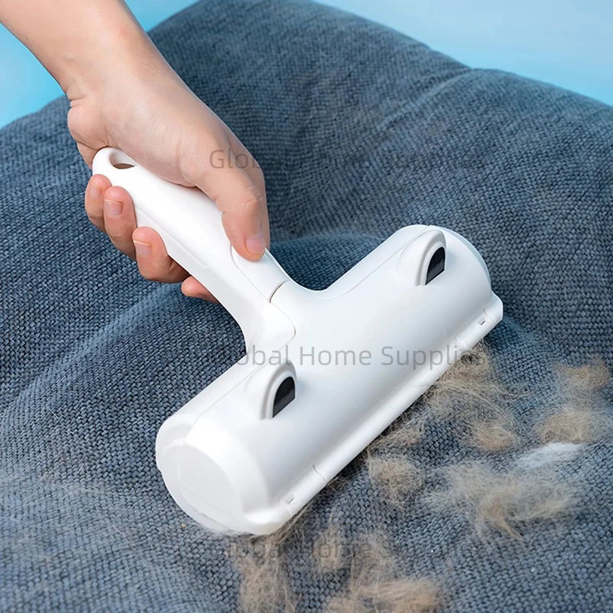 Cat Hair Remover Brush Large Pet Fluff Roller Portable Washable Cat Dog Lint Furniture Sofa Cleaning Tool Reusable Self-cleaning